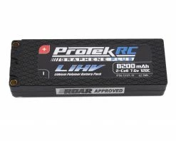 ProTek RC 2S 120C Si-Graphene + HV LiPo Battery (7.6V/8200mAh) w/5mm Connectors (ROAR Approved)