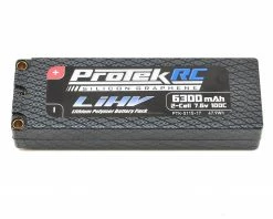 ProTek RC 2S 100C Silicon Graphene HV LCG Lipo Battery (7.6V/6300mAh) w/5mm Connectors (ROAR Approved)