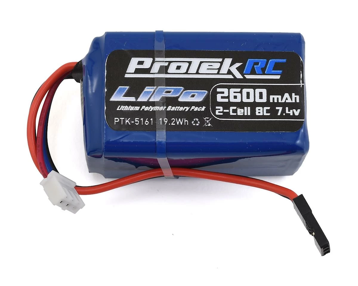 ProTek RC LiPo Kyosho & Tekno Hump Receiver Battery Pack (7.4V/2600mAh) (w/Balancer Plug) 1 ProTek RC LiPo Kyosho & Tekno Hump Receiver Battery Pack (7.4V/2600mAh) (w/Balancer Plug)