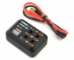 ProTek RC Prodigy DC Power Hub (4mm Outputs & 5V/2.1A USB Outputs)