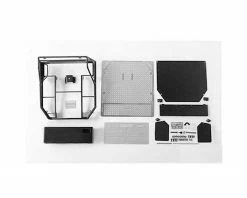 RC4WD CChand Trail Finder 2 Rear Tube Bed w/Mud Flaps & Lights (Black)