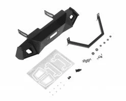 RC4WD Metal Front Bumper SCX10 I & II Black