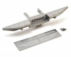 RC4WD CChand TRX-4 Bronco Ranch Rear Step Bumper (Silver)