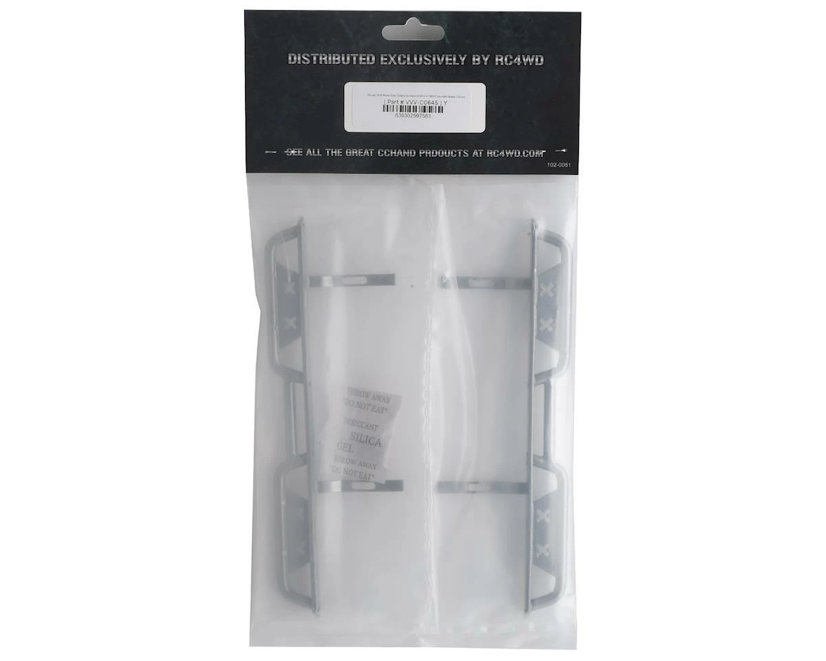 RC4WD CChand Axial SCX10 II 1969 Blazer Rough Stuff Metal Side Sliders (Silver) 2 RC4WD CChand Axial SCX10 II 1969 Blazer Rough Stuff Metal Side Sliders (Silver) - Image 2