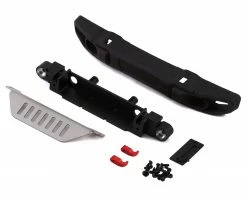 RC4WD CChand Axial SCX10 III Jeep JLU Wrangler OEM Wide Front Bumper w/License Plate Holder & Steering Guard