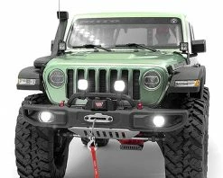 RC4WD CChand Axial SCX10 III Jeep JLU Wrangler OEM Wide Front Winch Bumper w/Steering Guard 5 RC4WD CChand Axial SCX10 III Jeep JLU Wrangler OEM Wide Front Winch Bumper w/Steering Guard -Rock Crawlers Sales Shop rc4vvvc1110 2