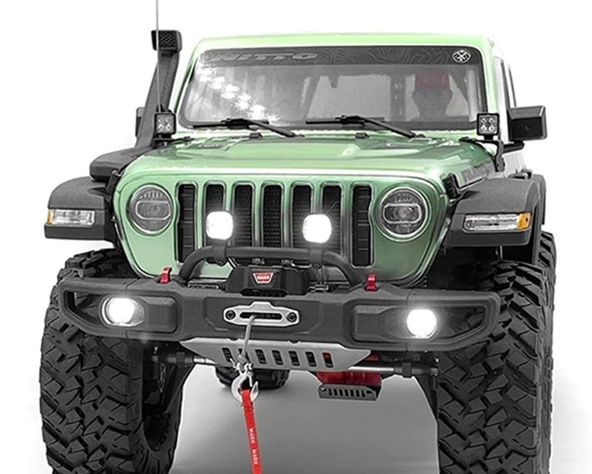 RC4WD CChand Axial SCX10 III Jeep JLU Wrangler OEM Wide Front Winch Bumper w/Steering Guard 3 RC4WD CChand Axial SCX10 III Jeep JLU Wrangler OEM Wide Front Winch Bumper w/Steering Guard - Image 3