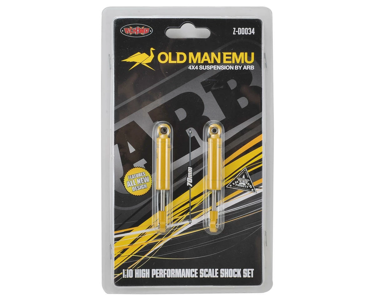 RC4WD "Old Man Emu" Nitrocharger Sport Shock (2) (70mm) 2 RC4WD "Old Man Emu" Nitrocharger Sport Shock (2) (70mm) - Image 2