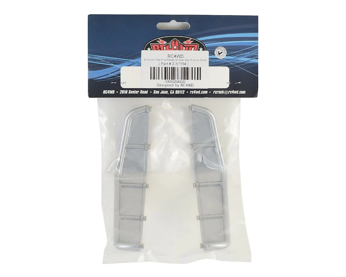 RC4WD Axial Jeep Rubicon Aluminum Tube Front Fender (2) 2 RC4WD Axial Jeep Rubicon Aluminum Tube Front Fender (2) - Image 2