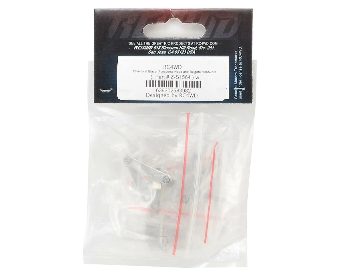 RC4WD Chevrolet Blazer Hood & Tailgate Hardware Kit 2 RC4WD Chevrolet Blazer Hood & Tailgate Hardware Kit - Image 2