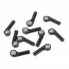 RC4WD M3 Offset Long Aluminum Rod Ends Black (10)