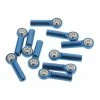 RC4WD M3 Long Straight Aluminum Rod Ends (Blue) (1