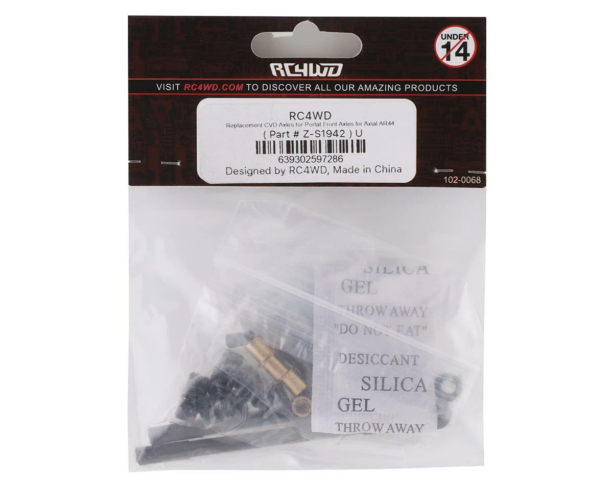 RC4WD AR44 Front Portal CVD Axles 2 RC4WD AR44 Front Portal CVD Axles - Image 2