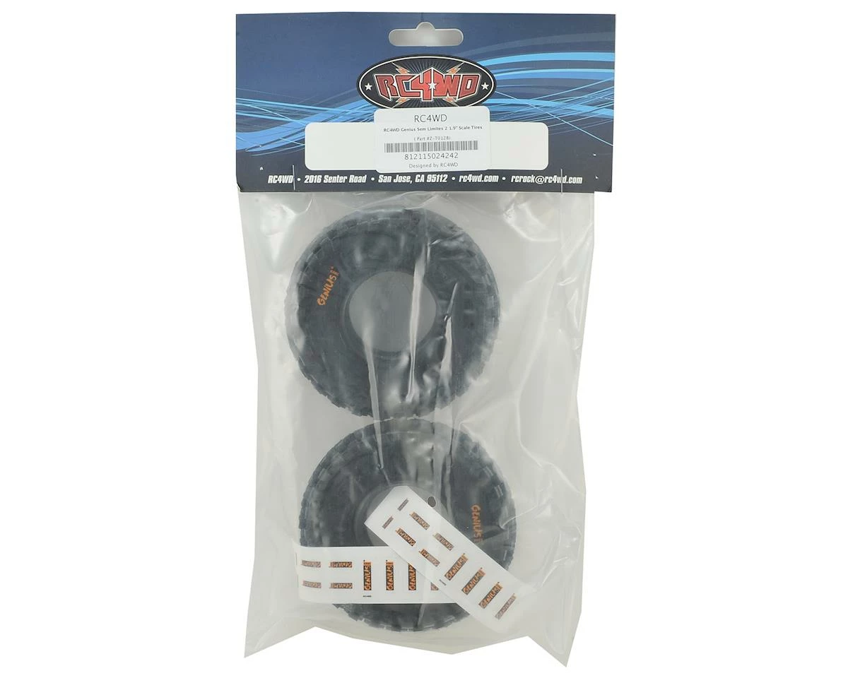 RC4WD Genius Sem Limites 2 1.9" Scale Tires (2) (X2) 2 RC4WD Genius Sem Limites 2 1.9" Scale Tires (2) (X2) - Image 2