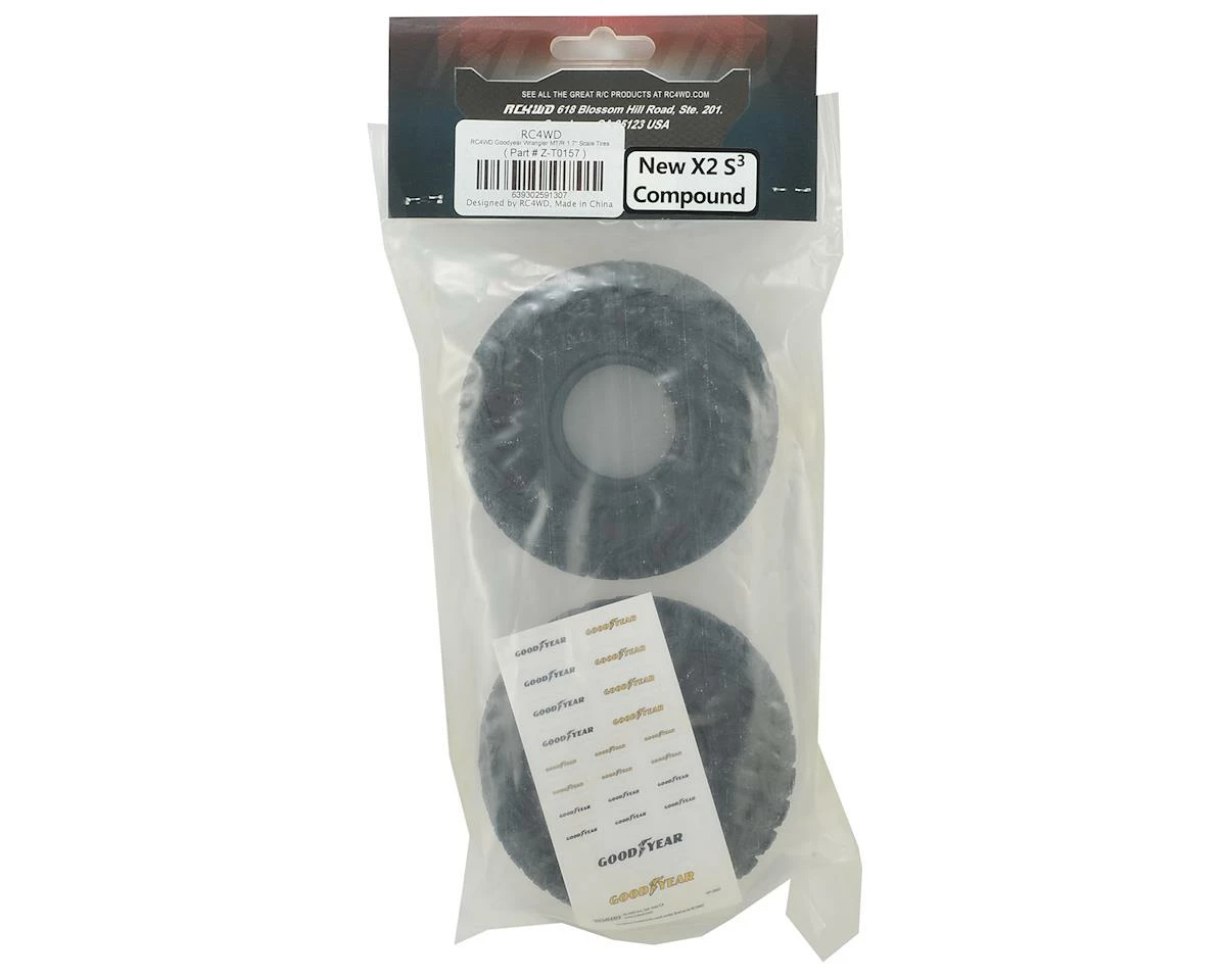 RC4WD Goodyear Wrangler MT/R 1.7" Scale Tires (X2) 2 RC4WD Goodyear Wrangler MT/R 1.7" Scale Tires (X2) - Image 2
