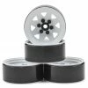 RC4WD 6 Lug Wagon 1.9 Stamped Beadlock Steel Wheel (White) (4)