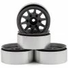 RC4WD OEM 6-Lug Stamped Steel 1.55" Beadlock Wheels (Plain) (4)