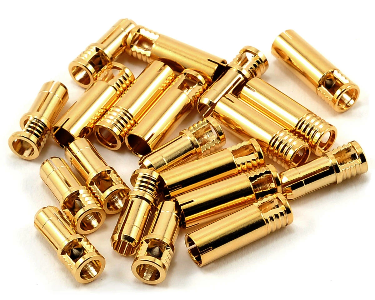 RCPROPLUS 5mm Bullet Connector (10 Sets) (10~12AWG) 1 RCPROPLUS 5mm Bullet Connector (10 Sets) (10~12AWG)