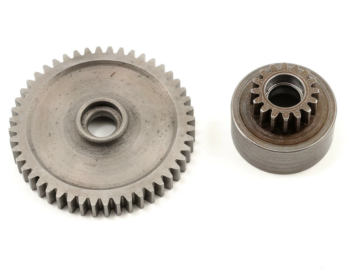 Robinson Racing Mod 1 Hard Steel Spur Gear/Clutch Bell Combo (46T/16T) 1 Robinson Racing Mod 1 Hard Steel Spur Gear/Clutch Bell Combo (46T/16T)