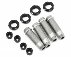 Samix SCX10 Aluminum Shock Body Set (Silver) (4)