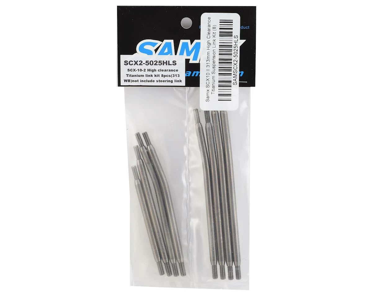 Samix SCX10 II 313mm High Clearance Titanium Suspension Link Kit (8) 2 Samix SCX10 II 313mm High Clearance Titanium Suspension Link Kit (8) - Image 2