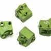Samix SCX10 II Aluminum Lower Shock/ Suspension Link Mount (Green) (4)