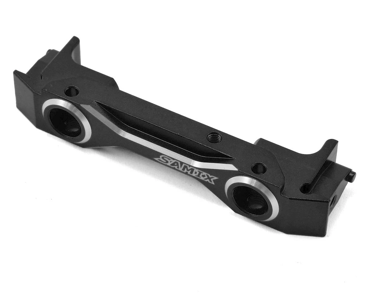 Samix SCX10 II Aluminum Low Profile Front Bumper Mount (Black) 1 Samix SCX10 II Aluminum Low Profile Front Bumper Mount (Black)