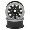 Scale By Chris 1.9 Trailer Wheels (2) (Black)