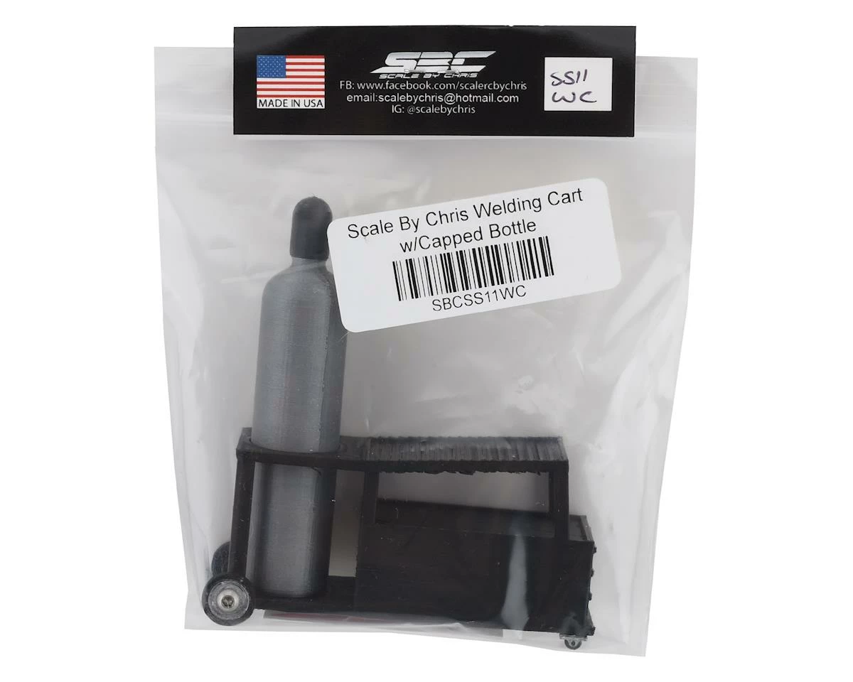 Scale By Chris Welding Cart w/Capped Bottle 2 Scale By Chris Welding Cart w/Capped Bottle - Image 2