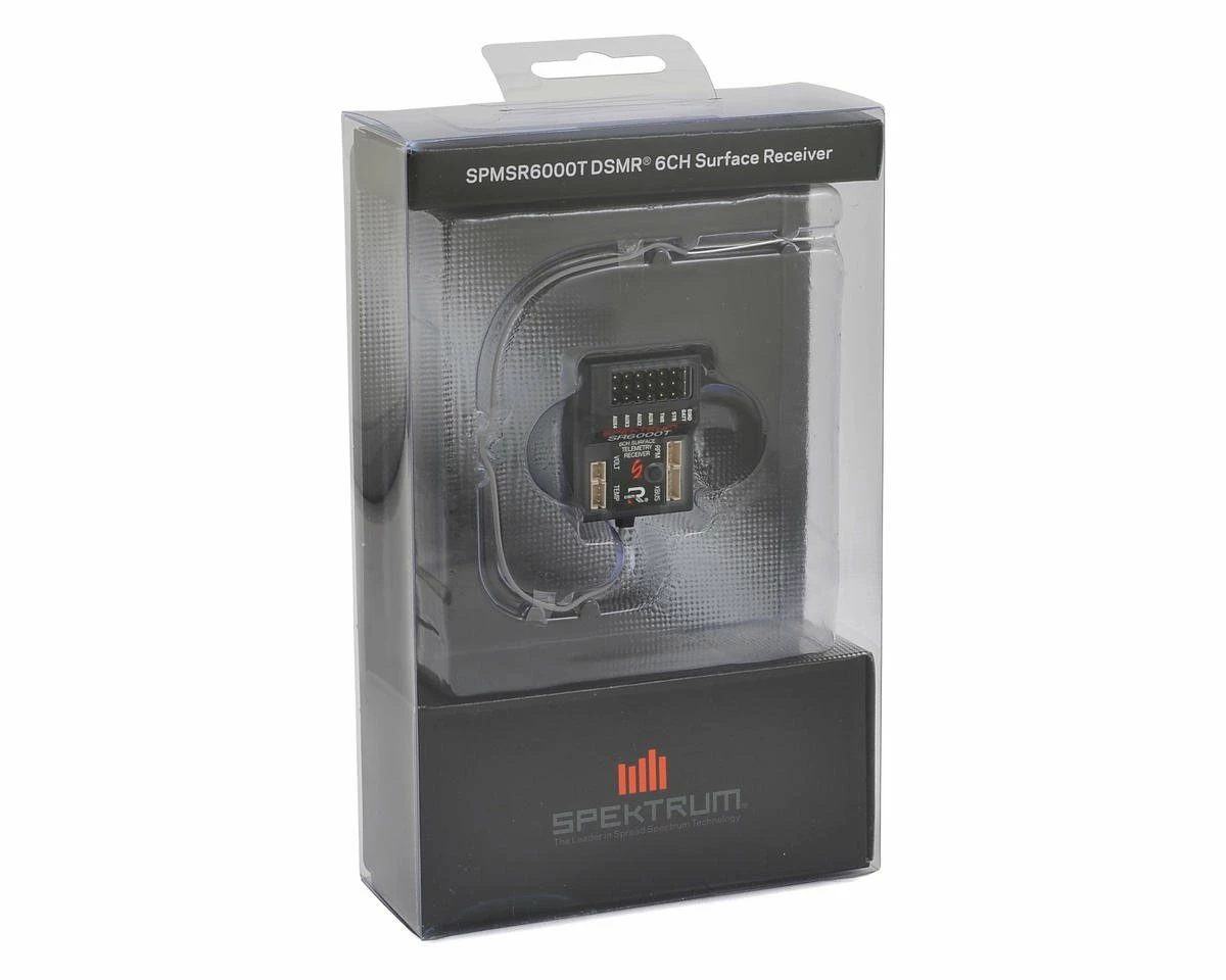 Spektrum RC SR6000T 6-Channel DSMR Slim Receiver w/Telemetry 3 Spektrum RC SR6000T 6-Channel DSMR Slim Receiver w/Telemetry - Image 3