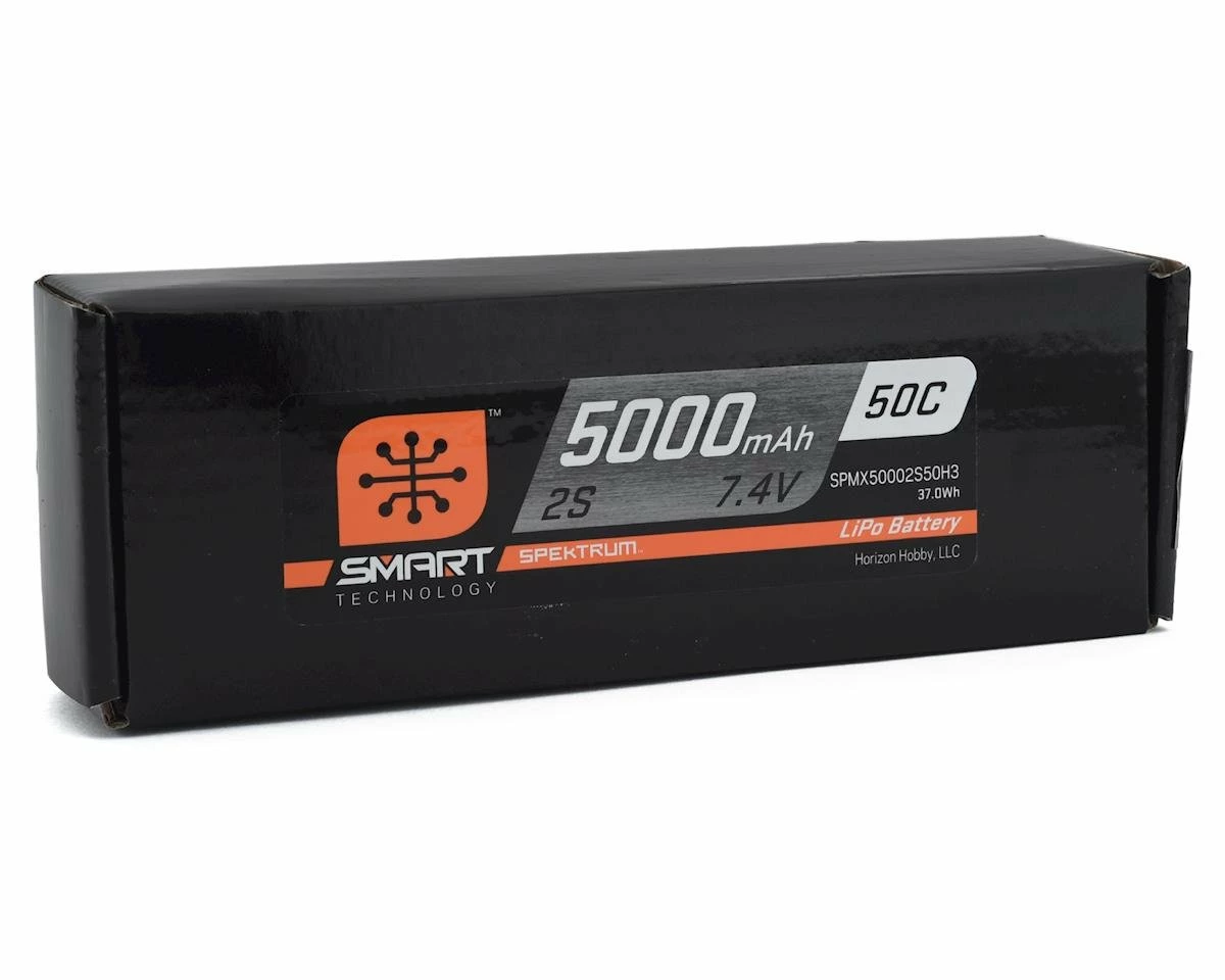 Spektrum RC 2S Smart LiPo Hard Case 50C Battery Pack w/IC3 Connector (7.4V/5000mAh) 2 Spektrum RC 2S Smart LiPo Hard Case 50C Battery Pack w/IC3 Connector (7.4V/5000mAh) - Image 2