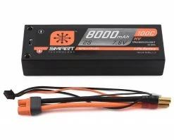 Spektrum RC 2S 100C Smart LiPo Battery w/5mm Tubes (7.6V/8000mAh)