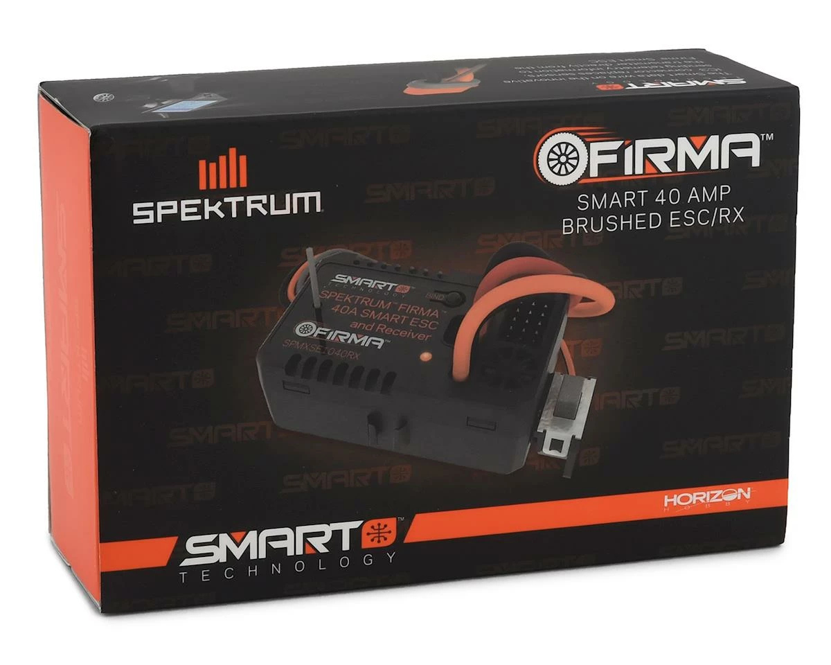 Spektrum RC Firma 40 Amp Brushed Smart 2-in-1 ESC & Receiver 3 Spektrum RC Firma 40 Amp Brushed Smart 2-in-1 ESC & Receiver - Image 3