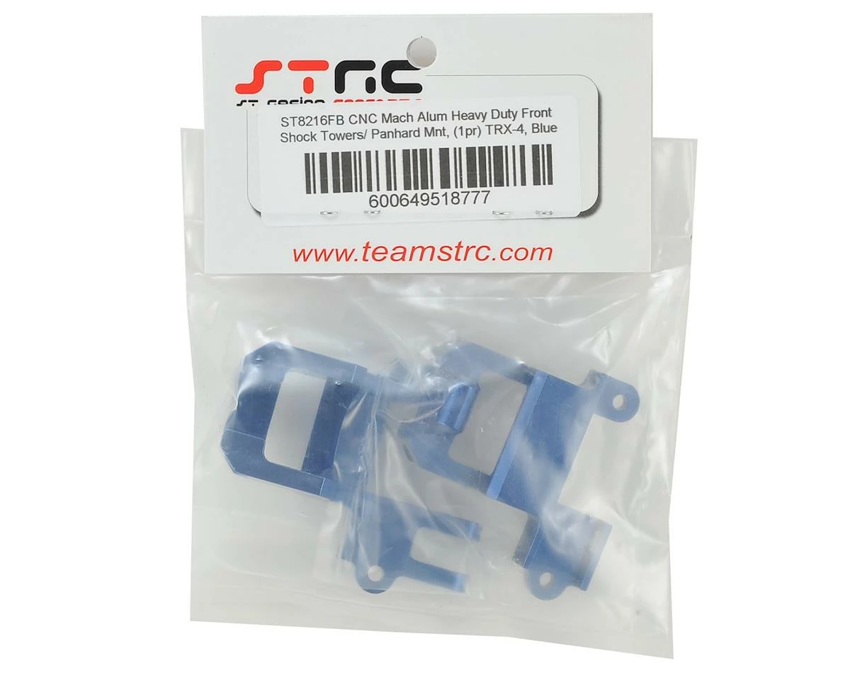 ST Racing Concepts Traxxas TRX-4 HD Front Shock Towers/Panhard Mount (Blue) 2 ST Racing Concepts Traxxas TRX-4 HD Front Shock Towers/Panhard Mount (Blue) - Image 2