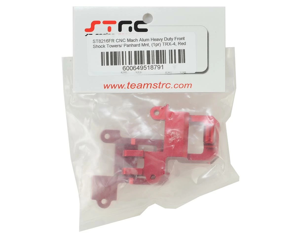 ST Racing Concepts Traxxas TRX-4 HD Front Shock Towers/Panhard Mount (Red) 2 ST Racing Concepts Traxxas TRX-4 HD Front Shock Towers/Panhard Mount (Red) - Image 2