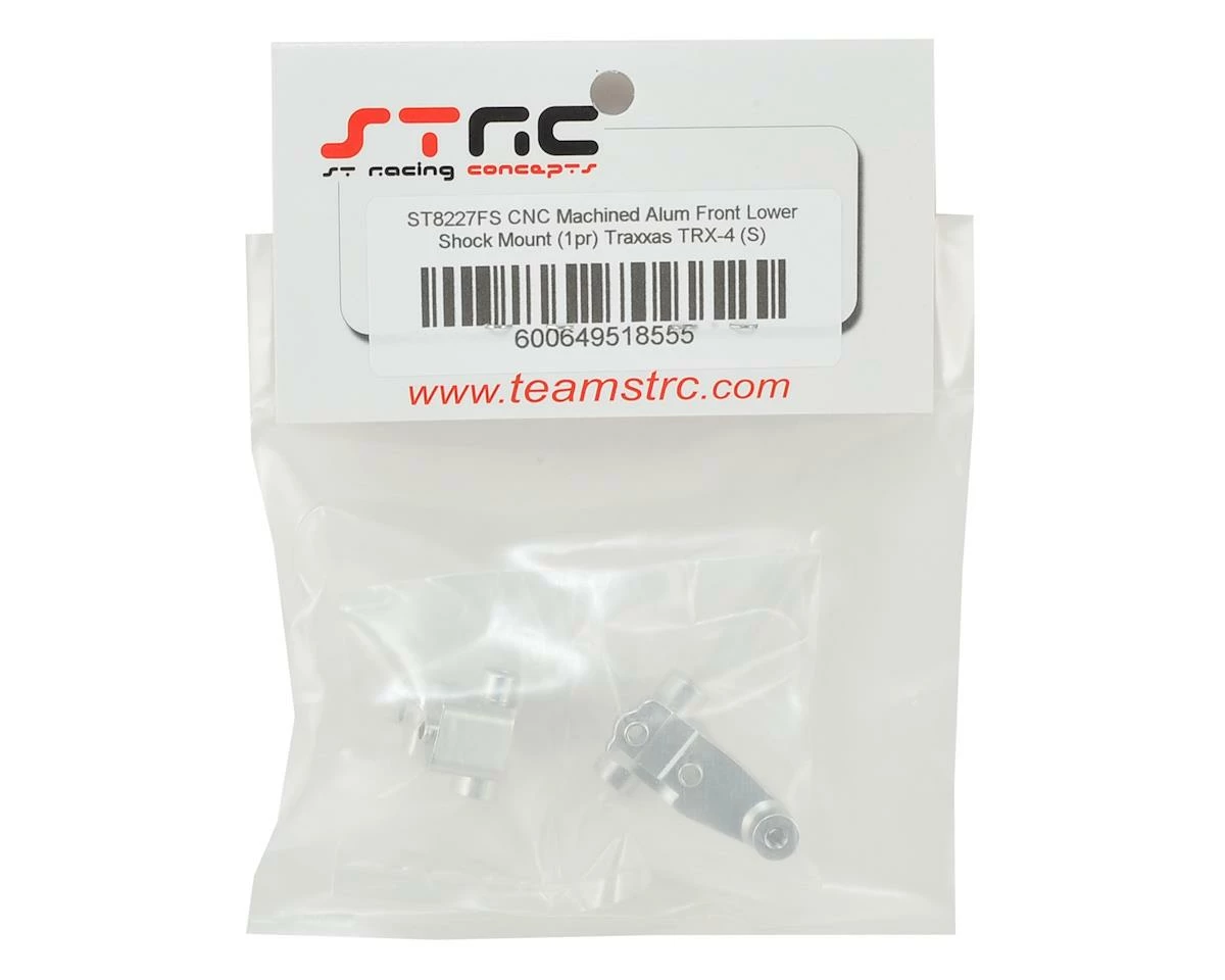 ST Racing Concepts Traxxas TRX-4 Aluminum Front Lower Shock/Panhard Mount (2) (Silver) 2 ST Racing Concepts Traxxas TRX-4 Aluminum Front Lower Shock/Panhard Mount (2) (Silver) - Image 2