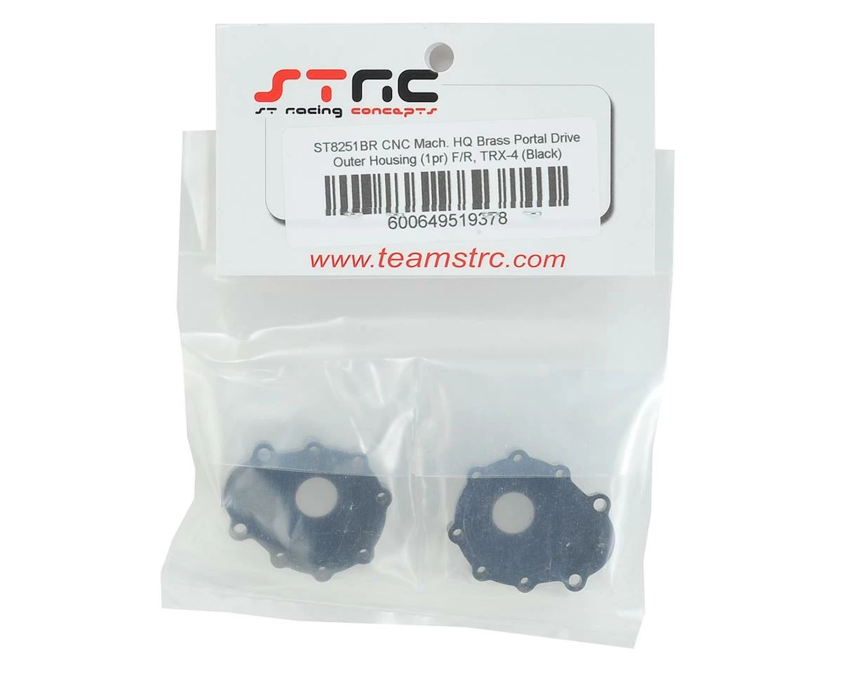 ST Racing Concepts Traxxas TRX-4 Brass Outer Portal Drive Housing (Black) (2) 2 ST Racing Concepts Traxxas TRX-4 Brass Outer Portal Drive Housing (Black) (2) - Image 2