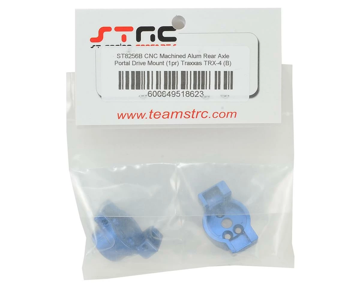 ST Racing Concepts Traxxas TRX-4 Aluminum Rear Portal Drive Mount (2) (Blue) 2 ST Racing Concepts Traxxas TRX-4 Aluminum Rear Portal Drive Mount (2) (Blue) - Image 2