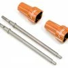 ST Racing Concepts Aluminum Axle for Lockout (Orange) (2)