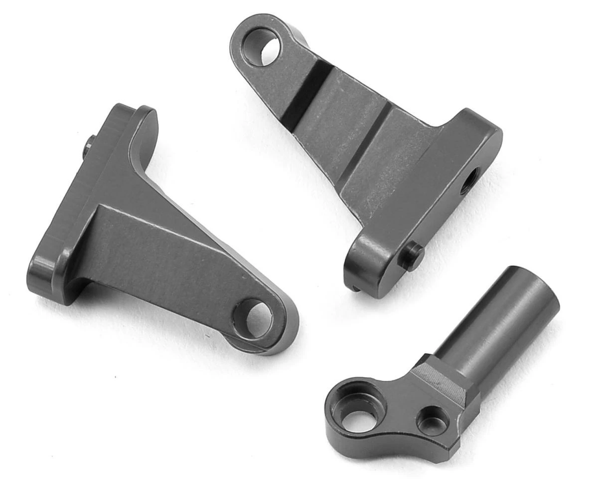 ST Racing Concepts SCX10 II Aluminum Transmission Mounting Blocks (Gun Metal) 1 ST Racing Concepts SCX10 II Aluminum Transmission Mounting Blocks (Gun Metal)