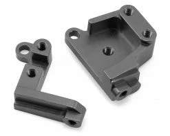 ST Racing Concepts SCX10 II Aluminum Servo Mount Brackets (Gun Metal)