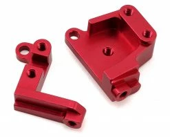 ST Racing Concepts SCX10 II Aluminum Servo Mount Brackets (Red)