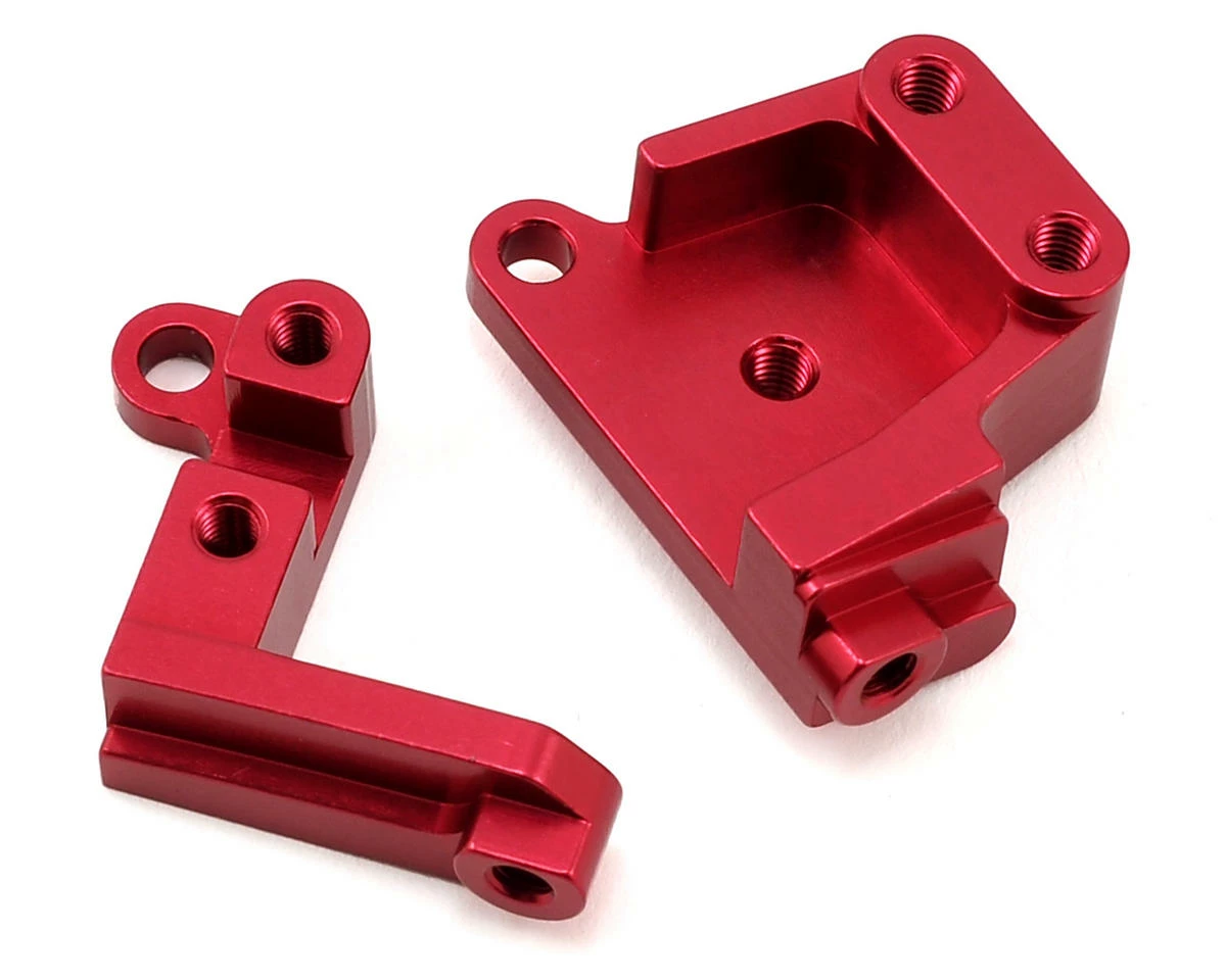 ST Racing Concepts SCX10 II Aluminum Servo Mount Brackets (Red) 1 ST Racing Concepts SCX10 II Aluminum Servo Mount Brackets (Red)