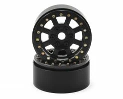 SSD RC Assassin 1.9 Beadlock Crawler Wheels (Black) (2)