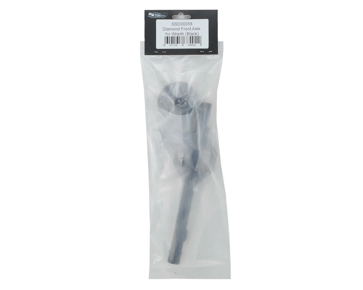 SSD RC Wraith Diamond Front Axle (Black) 2 SSD RC Wraith Diamond Front Axle (Black) - Image 2