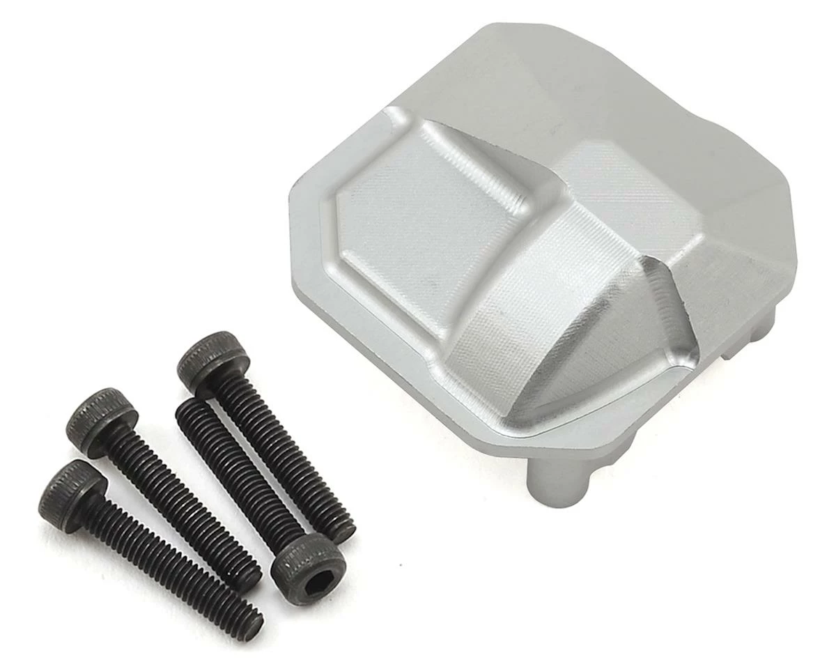 SSD RC Aluminum SCX10 II AR44 HD Differential Cover (Silver) 1 SSD RC Aluminum SCX10 II AR44 HD Differential Cover (Silver)