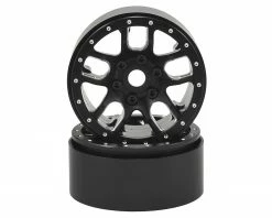 SSD RC 1.9” Double Time Beadlock Wheels (Black) (2)