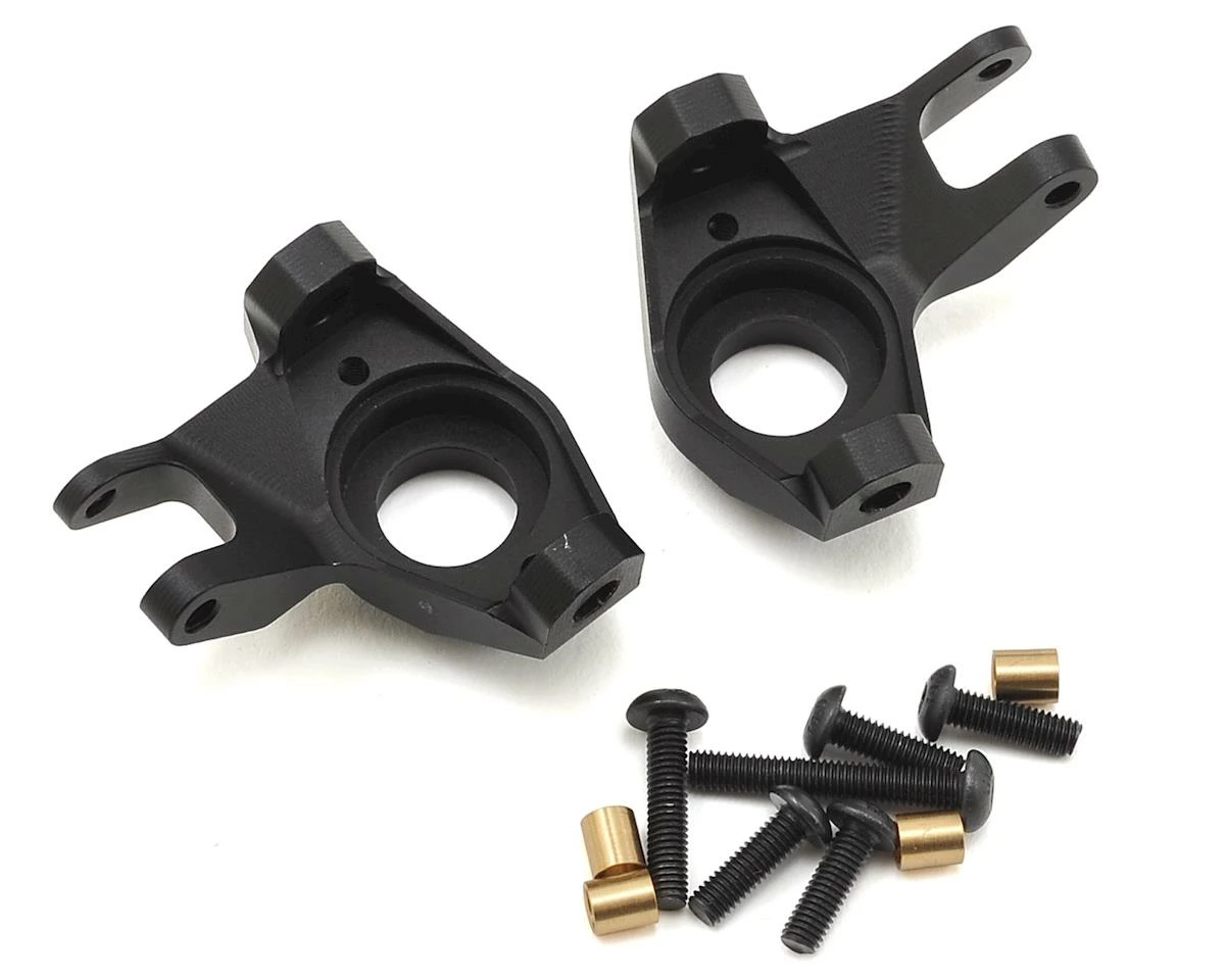 SSD RC SCX10 II Pro Aluminum Knuckles (Black) 1 SSD RC SCX10 II Pro Aluminum Knuckles (Black)