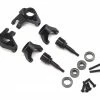 SSD RC TRX-4 Front Axle Portal Delete Kit (Black)