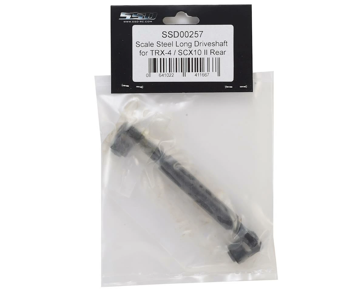 SSD RC TRX-4 / SCX10 II Scale Steel Long Rear Driveshaft 2 SSD RC TRX-4 / SCX10 II Scale Steel Long Rear Driveshaft - Image 2